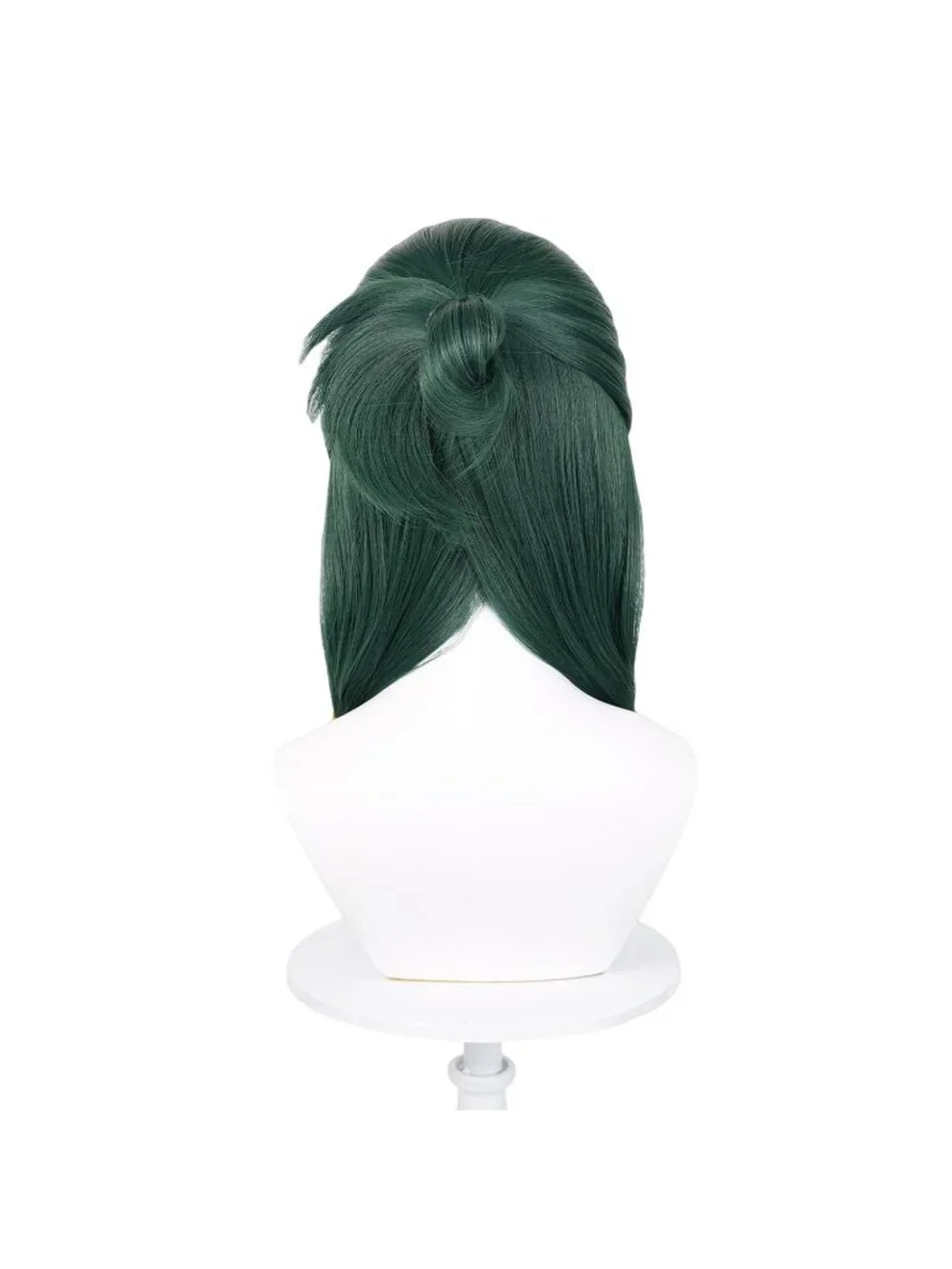 Women's Green Heat Resistant Synthetic Fiber Long Straight Ombre Wigs